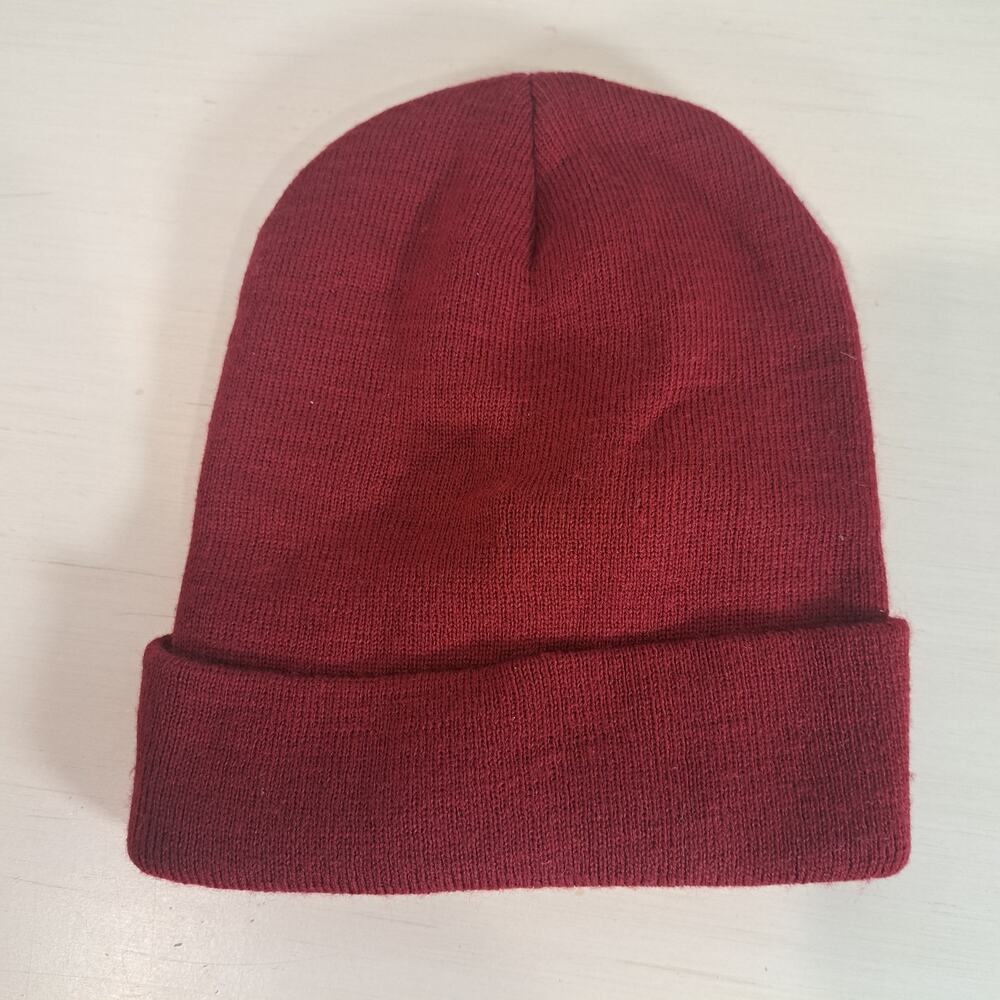 Redskins Maroon Logo Winter Beanie NFL Football Hats - Picture 3 of 6